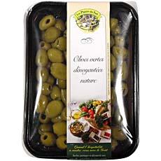 Olives vertes denoyautees, 220g