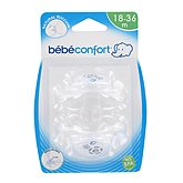 Sucette silicone Bébé Confort Physio 18-36 mois - T3 x2