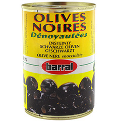 Olives noires denoyautees 1/2 180g