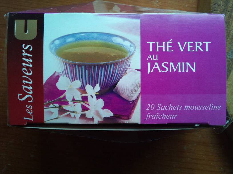 The vert au jasmin U, 20 sachets mousseline, 40g