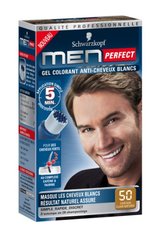 Gel Colorant Anti-Cheveux Blancs Men Perfect Châtain Clair Naturel 50
