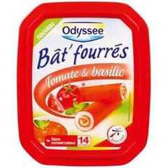 Bat' fourres tomate & basilic, la barquette de 14 batonnets - 245g