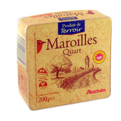 Produit du Terroir - Maroilles Quart AOP A base de lait pasteurise.
