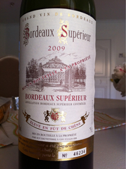 Bordeaux supérieur A.O.C Bl 75cl