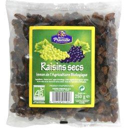 Maitre Prunille, Raisins moelleux bio, le paquet de 250g