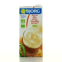 Boisson bio riz saveur vanille des iles BJORG, 1l