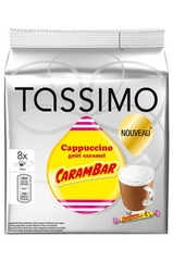 TASSIMO Cappuccino Carambar 16 Tdisc - Lot de 5 (80 Tdisc)