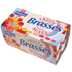 Yaourts brasses Delisse Fruits mixes 16x125g