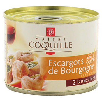 Escargots Maitre Coquille Bourgogne 125g