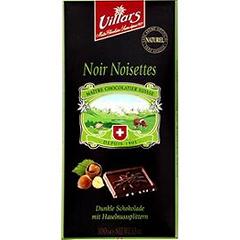 Chocolat noir/éclats noisettes Villars