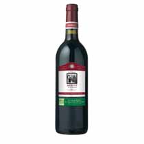 Merlot biologique, vin de pays d'Oc - Les Cepages, la bouteille de 75cl