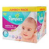 Couches Pampers Active Fit Jumbo box T3 + x70