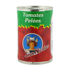 Tomates pelees Jean Nicolas Au jus 238g
