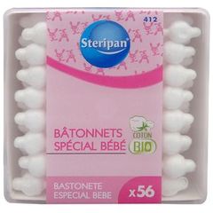 56 Batonnets ouates securite Special Bebe STERIPAN