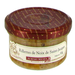 Rillettes de noix de Saint Jacques ALBERT MENES, verrine de 90g