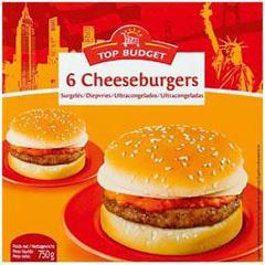Cheeseburgers, la boite de 6 - 750g