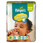 Pampers new baby midi pack change x35 taille 3