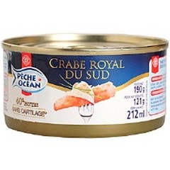 Crabe royal Peche Ocean 60% chair 121g