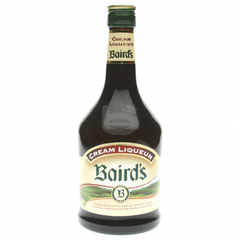 Liqueur cream Baird's Irish whiskey et creme 70cl