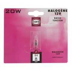 Ampoule halogene 20W capsule G4