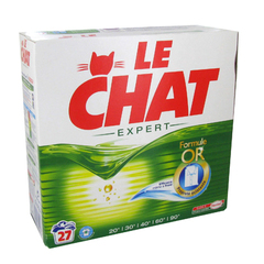 Lessive poudre Le Chat Expert 27 doses 2.160kg