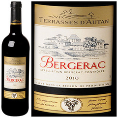 Vin rouge Bergerac Terrasses d'Autan 2011 75cl