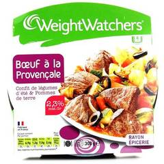 Boeuf provencal, confit de legumes d'ete et pommes de terre WEIGHT WATCHERS, 300g