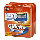 Gillette Fusion - Lames de rasoir les 2 boites de 5 lames