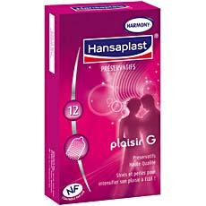 Preservatif plaisir point G Hansaplast boite x12