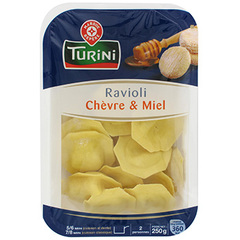 Pates fraiches Turini Raviolo Chevre miel 250g