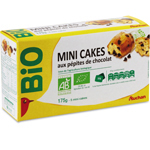 Auchan bio mini cakes pepites chocolat x5 - 175g