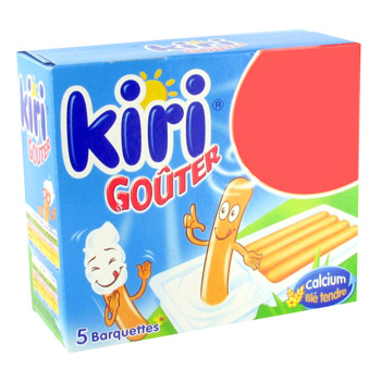 KIRI Gouter au lait pasteurise, 23,5%MG, 5 portions, 175g