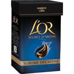 Cafe moulu decafeine sublime L'OR Secret d'Arome, 250g