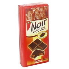 Chocolat noir - 3 tablettes Extra fin.