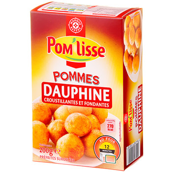 Pommes dauphine Pom'liss Surgelees 200g