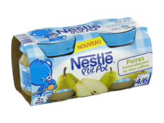 petits pots Nestle Poires 4/6 mois 2x80g