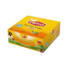 Lipton Boîte de 100 sachets de thé Yellow