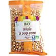 Maïs à pop corn garanti sans OGM JARDIN BIO, sachet de 150g