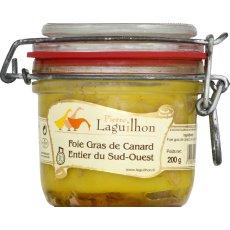Foie gras de canard du Sud Ouest entier PIERRE LAGUILHON, 200g