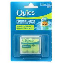Protections auditives Maxi QUIES, 3 paires en silicone