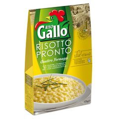 Risotto pronto aux 4 fromages Riso Gallo 175g