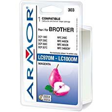 CARTOUCHE ENCRE COMPATIBLE BROTHER LC970/1000 MAGENTA