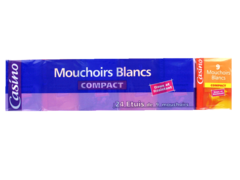Mouchoirs Blancs compact