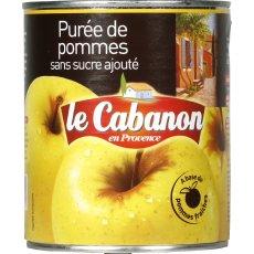 Puree de pommes sans sucre ajoute LE CABANON, 850g