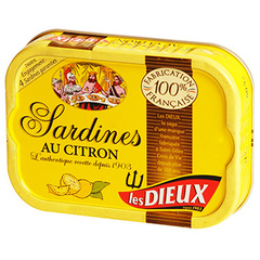 Sardines Les Dieux Citron 115g