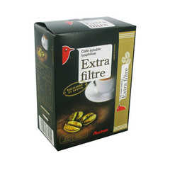Auchan cafe extra filtre soluble en sticks x25 - 50g
