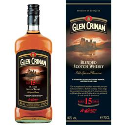 Glen Crinan, Blended Scotch Whisky 15 ans d'âge, la bouteille de 70 cl
