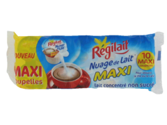 Lait concentre non sucre Nuage de Lait REGILAIT, 10 maxi coupelles, 140g