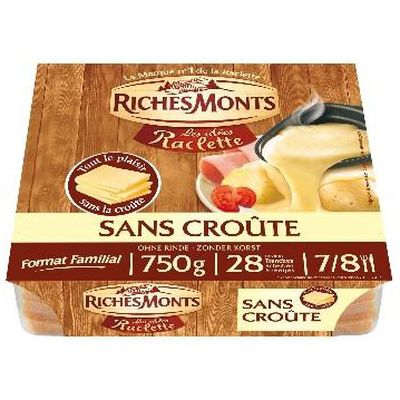 RichesMonts raclette sans croute 750g