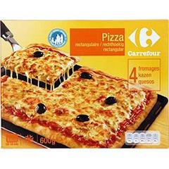 Pizza rectangulaire 4 fromages